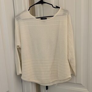 a.n.a Off-White Knit Top
